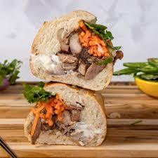 Saigon Sandwich signature dishes Banh Mi Thit Cha Pate
Banh Mi Ga - Roast Chicken Sandwich
Banh Mi Thit - Roast Pork Sandwich